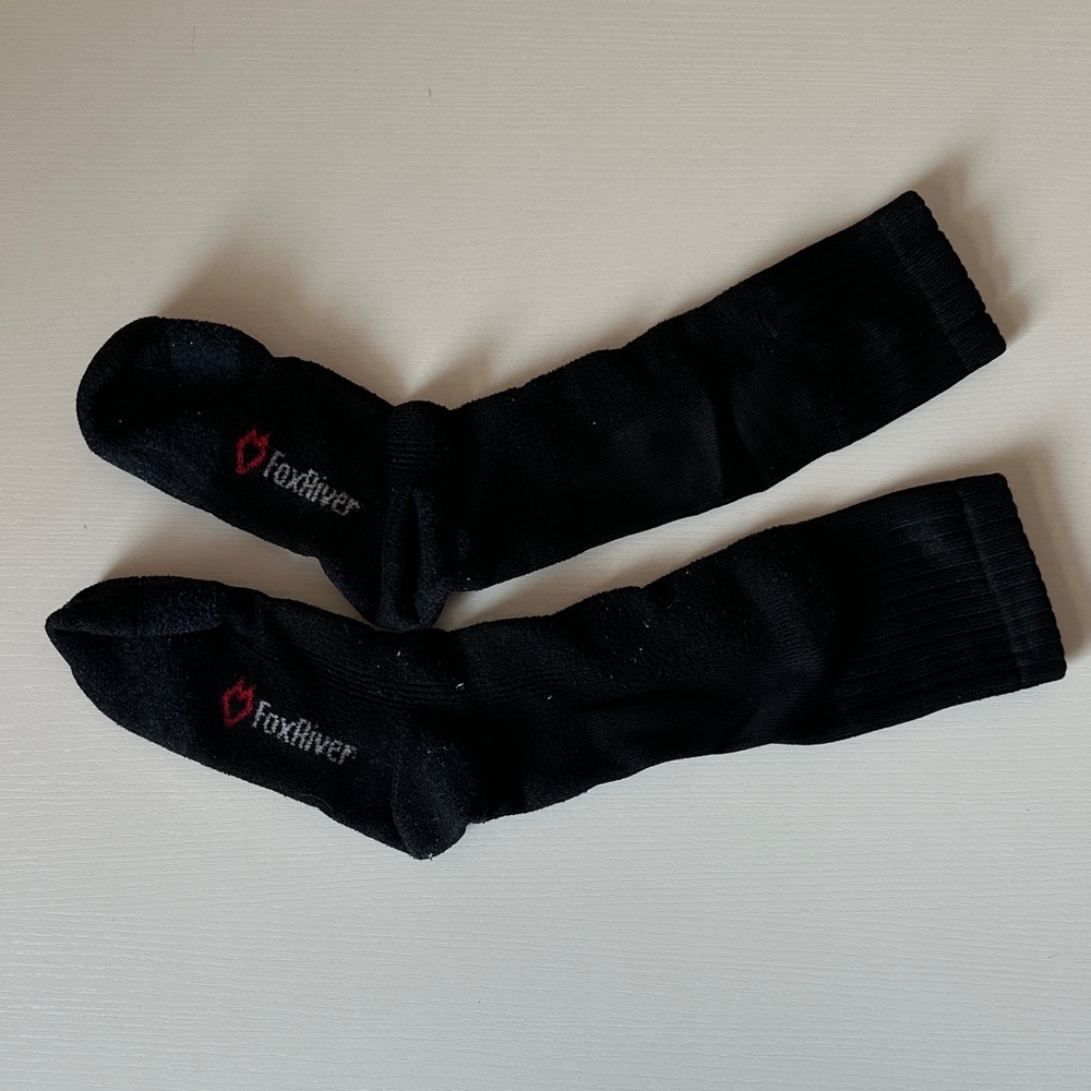 Fox River Black Boot Socks